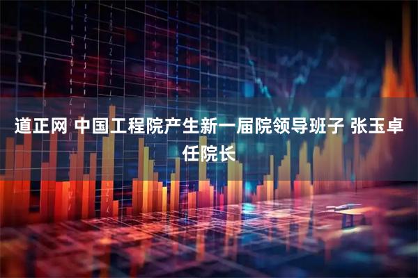 道正网 中国工程院产生新一届院领导班子 张玉卓任院长